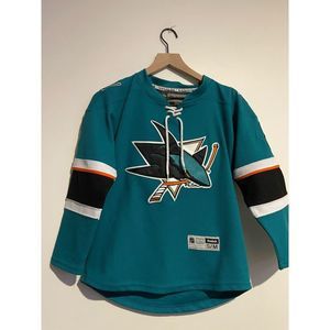 Youth Reebok Edge Authentic San Jose Sharks NHL Hockey Jersey SM Pavelski